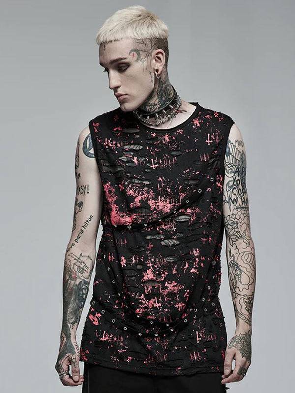 Scars and Ashes Top - DivineDarkness- Online shop voor Gothic en Alternatieve Kleding!