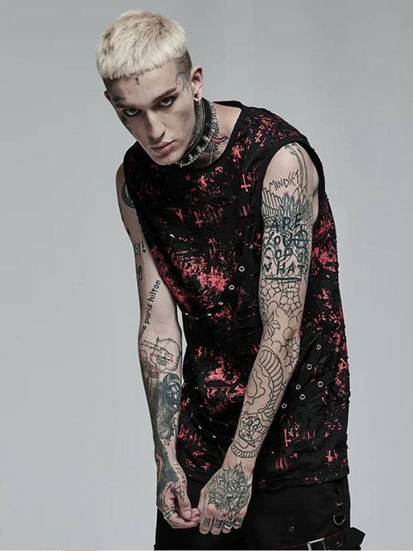 Scars and Ashes Top - DivineDarkness- Online shop voor Gothic en Alternatieve Kleding!